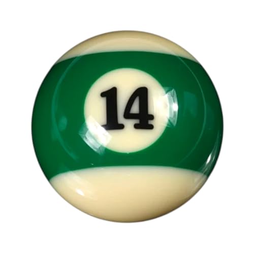 Empire USA #1-15 Pool Ball Replacement Billiards Ball, 2-1/4" (2.25-Inch) American Standard Size Billiard, Billiard Pool Table Accessories（1-15#） - color: 14