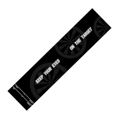 Dart Mat - Non Slip Floor Protector | 118x13 Inch Professional Rubber Dart Mat with Throw Line for Indoor Basement Game Room Office Breakroom Bar Club Party - color: Floor mat 4