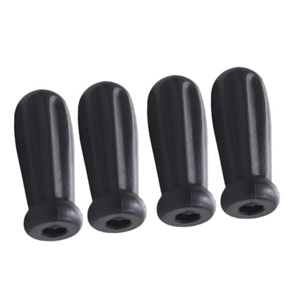 BESPORTBLE 2pairs Durable Foosball Handles Non-Slip Table Soccer Grips for Standard Foosball Tables Easy to Install Replacement Parts for Experience