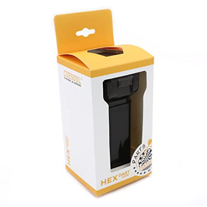 CUESOUL HEX Light Dart Case Black - color: Black
