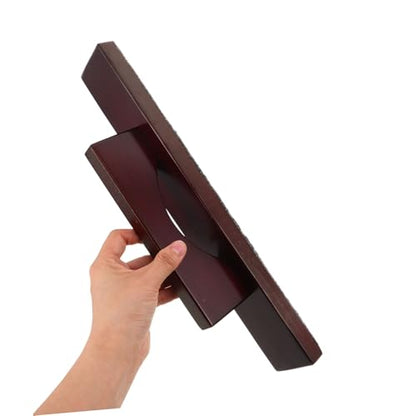 MAGICLULU Shuffleboard Table Brush and Dustpan Cleaner for Table Top Shuffleboard Accessories, Lightweight Sturdy Plastic and Solid Wood Construction, Odor-Free Materials, for Portable