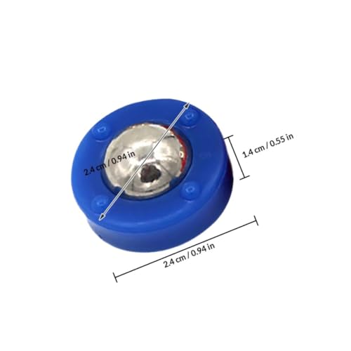 BESTonZON 20pcs Tabletop Shuffleboard Pucks Mini Shuffleboard Replacement Pieces Set Blue and Red Accessories Portable Curling Equipment for Tabletop Play