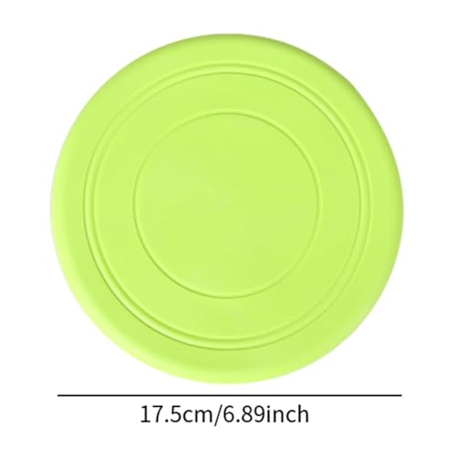 2 Pack of Kids Flying Discs for Interactive Games in Gardens and Parks - color: Green