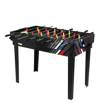 Generic 4-in-1 Air Hockey Table Combo with Football Billiards Ice Hockey Table Tennis Indoor Desktop Game Set Wear Resist for Friends and Family Playing