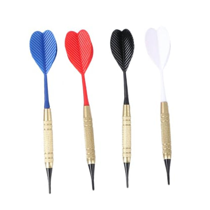 Abaodam 12pcs Electronic Dart Boys and Girls Soft Tip Random Colors for and Beginners