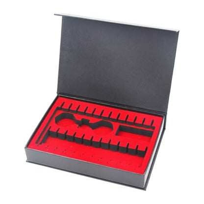 Yardwe Storage Box Hard Shell Cardboard Holder Travel Carrying Case with Foam Inserts for for Tips, Shafts and Flights