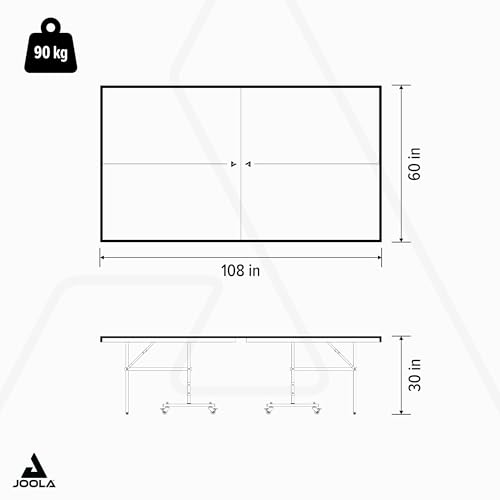 JOOLA NOVA Outdoor Ping Pong Table with Waterproof Table Tennis Net Set - Quick Assembly - All Weather Aluminum Composite Surface - Tournament Quality - Indoor & Outdoor Compatible - style: NOVA Pro Plus Outdoor