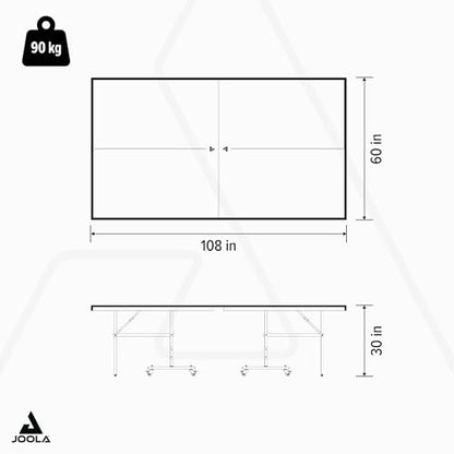 JOOLA NOVA Outdoor Ping Pong Table with Waterproof Table Tennis Net Set - Quick Assembly - All Weather Aluminum Composite Surface - Tournament Quality - Indoor & Outdoor Compatible - style: NOVA Pro Plus Outdoor