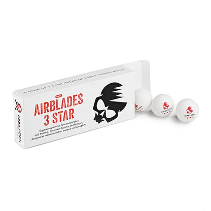 3 Star Ping Pong Balls | High Performance, Table Tennis Balls for Tournament Play & Training | Advanced ABS Plastic | Regulation Standard Ping Pong Balls - style: 10 Pack