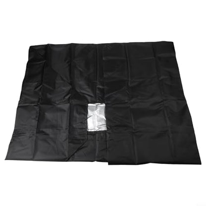 420D Oxford Foosball Table Cover 63 x 45.3 x 19.7 Inch, Waterproof for UV Resistant Outdoor Furniture Protector with Storage Bag for Rain Dust Snow, Gray Black(black)