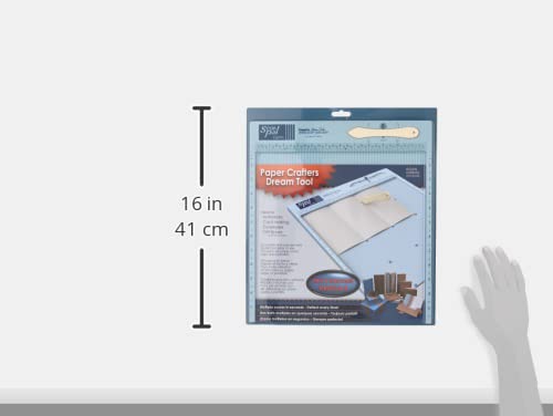 Scor-Pal Scoring Board, 12" x 12", 1/8" Space Grooves, Measuring and Scoring Tool for Card Making, Envelopes, Boxes, and Paper Crafts