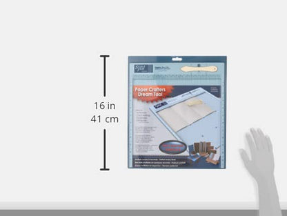 Scor-Pal Scoring Board, 12" x 12", 1/8" Space Grooves, Measuring and Scoring Tool for Card Making, Envelopes, Boxes, and Paper Crafts