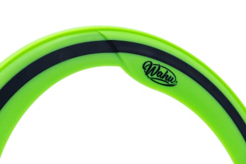 Wahu WingBlade Aerodynamic Flying Disc Throw and Catch Toy, 10" Outdoor Soft Rubber Frisbee Disc, Flies up to 750', Green - color: Green