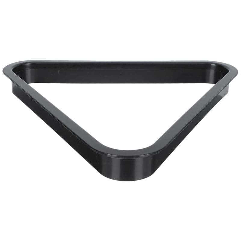Toddmomy Mini Billiard Triangle Rack Pool Table Ball Organizer Billiard Frame for Home Parties Clubs Fits - size: 19.30X19.30X2.80CM