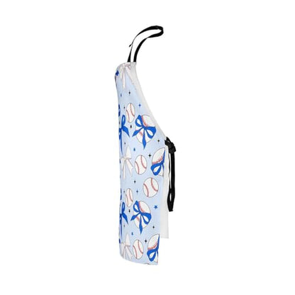 Castle Fairy Cute Rabbit Deer Kitchen Apron - color: Baseball Blue