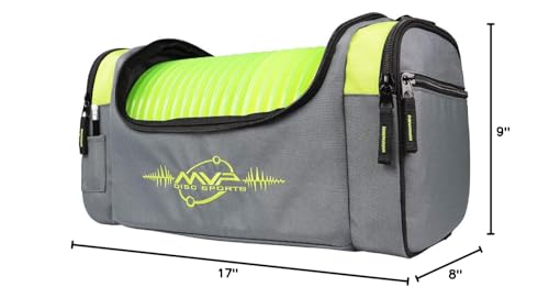 MVP Disc Sports Nucleus Tournament Disc Golf Bag (Choose Your Favorite Color) - color: Lime