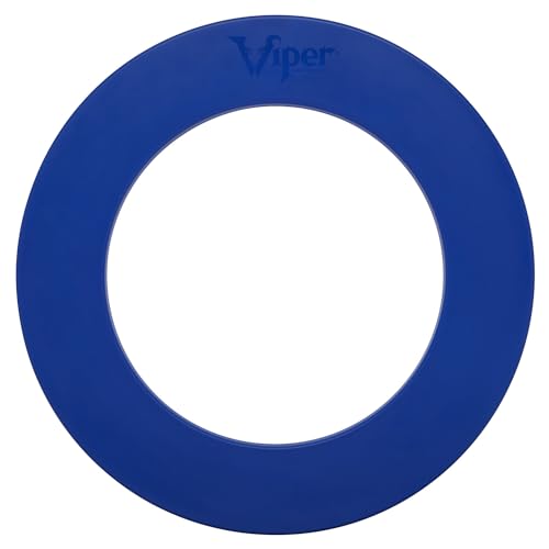Viper by GLD Products Guardian Dartboard Surround Sisal/Bristle Steel-Tip Dartboard Wall Protector, Black, for 17.75” Steel tip Dart Board - color: Royal Blue