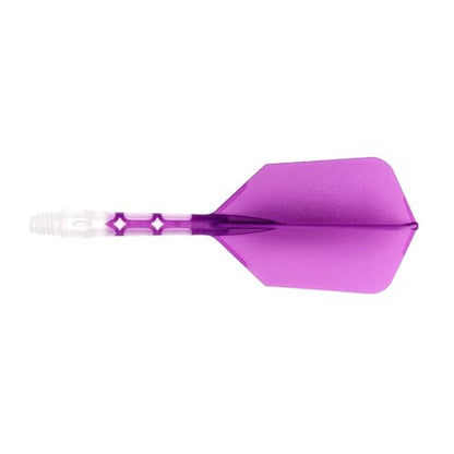 CUESOUL ROST T19 Integrated Dart Shaft and Flight Slim Shape M Size 28mm - color: Purple