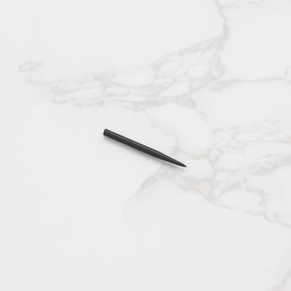 15pcs Dart Tips 2.3mm Dart Spare Points Nickel-Plated Iron Replacement Smooth Tips Metal Dart Points for Glide Spare Dart Points Black - color: 30mm