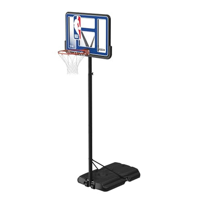 Lifetime NBA League Edition Portable Basketball Hoop, Adjustable Height 7.5-10 Ft, 44 Inch Shatterproof Fusion Backboard, Base with Wheels - color: All NBA