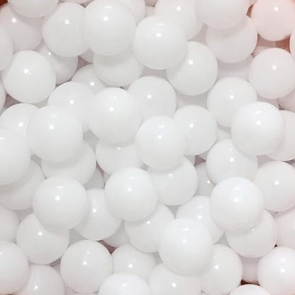 MoonxHome Ball Pit Balls for Toddlers, BPA Free Crush Proof Plastic Toy Balls for Ball Pit, Children's Pool Water Toys, Macaron Ocean Balls for Play Tent 2.15 Inch Pack of 100 200 500 800 1000 - color: A-white