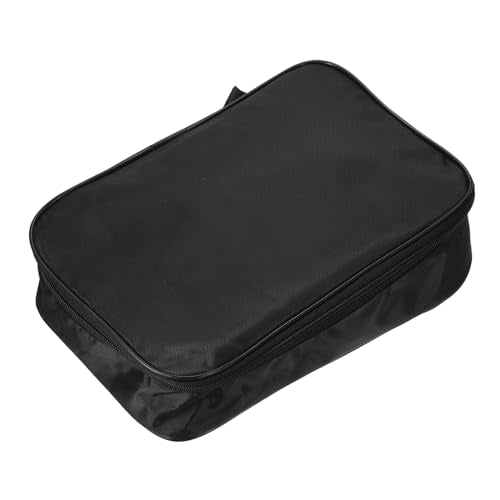 M METERXITY Ping Pong Paddle Cover - Table Tennis Racket Case Bag Containers Apply to Storage Organize (11 x 7 -Inch, Black)