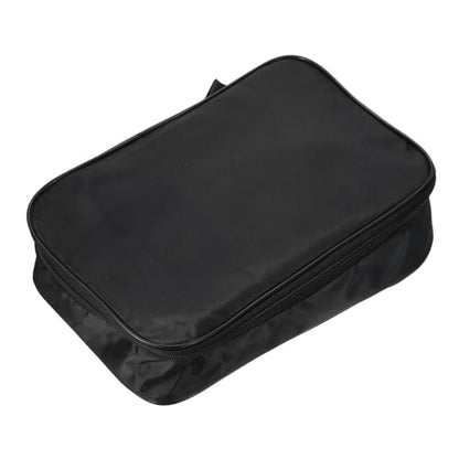 M METERXITY Ping Pong Paddle Cover - Table Tennis Racket Case Bag Containers Apply to Storage Organize (11 x 7 -Inch, Black)