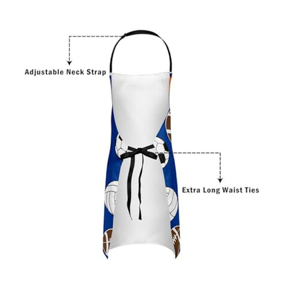 Castle Fairy Boy Soccer Kitchen Apron - color: Sport Ball