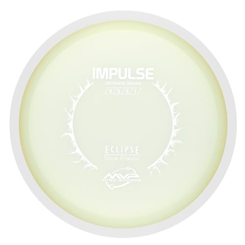 MVP Disc Sports Eclipse Glow 2.0 Impulse Disc Golf Distance Driver - size: 165-170g