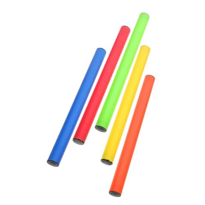 5pcs Outdoor Relay Sticks for Boys and Girls Lightweight Running Race Supply for School Sports Events