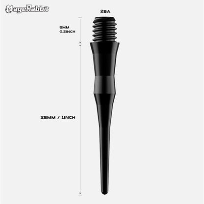 CL08 Series Darts Soft Tip, 1000pcs/bag, 2BA Thread Plastic Tip for Darts, Soft Dart Tips Set, Dart Accessories,Soft Tip Sets