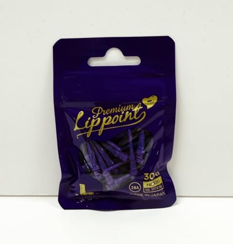 L-style Premium Lippoint - Soft Tip Dart Points - Regular Length - color: Purple