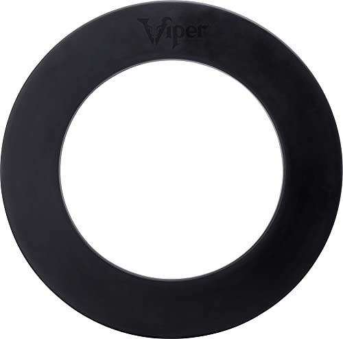 Viper by GLD Products Guardian Dartboard Surround Sisal/Bristle Steel-Tip Dartboard Wall Protector, Black, for 17.75” Steel tip Dart Board - color: Black