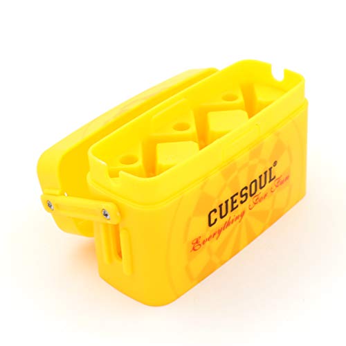 CUESOUL ANTIE Hard Dart Case with Peking Opera Mask Design and Dart Flights Case for Your Choice - color: Dart Flight Case-Yellow