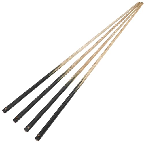 AKLOT Pool Cues Sticks, 57" /36" Billiard Cues Sticks 13/12mm Tip One Piece Wood Pool Cue with 20/12oz Pool Sticks for Adults Beginners Small Spaces Bar - size: Black Pool Cues Set of 4