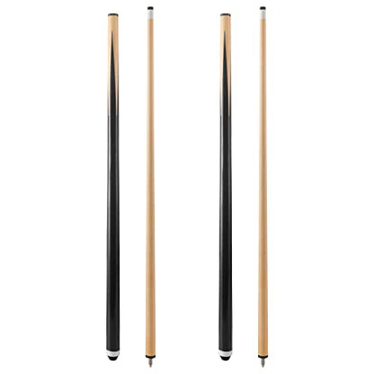 Pool Cue Sticks 36inch 42inch 48inch 52inch 58inch Set of 2 or 4,Pool Cue with 13mm Leather Tip for Adults, Beginners,2-Piece Design，(14oz to 20oz Weight Options) - size: 20OZ-58in set of 2