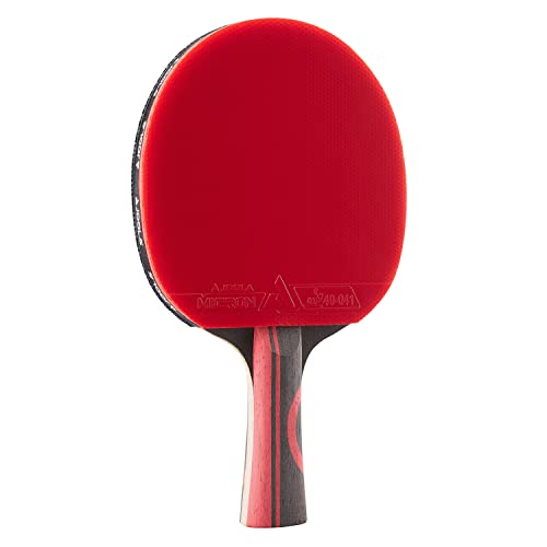JOOLA Infinity Edge - Tournament Performance Carbon Technology - Black Rubber on Both Sides - Competition Ready - Table Tennis Racket for Advanced Training - Designed for Speed - color: Red