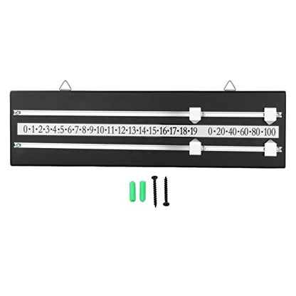 Portable Billiard Score Board Scoring Device Snooker Game Referee Tabletop Games Wood Shuffleboard Scoreboard