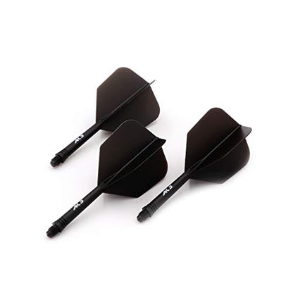 CUESOUL ROST Integrated Dart Flight and Shafts Meduim/Small/Large - color: Solid Black, size: Size L-33mm