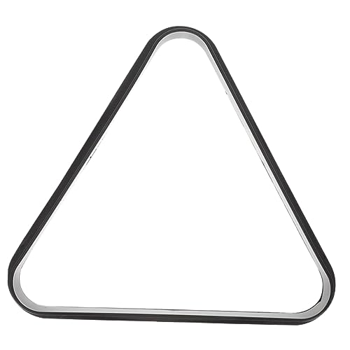 Toddmomy Mini Billiard Triangle Rack Pool Table Ball Organizer Billiard Frame for Home Parties Clubs Fits - size: 15.80X15.80X2.80CM