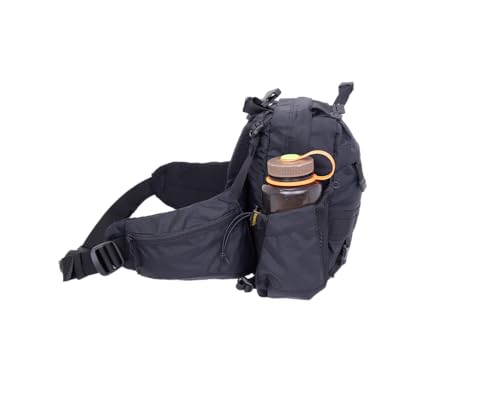 Mountainsmith Day Lumbar Pack - 13L Waist Pack for Hiking, Travel, Biking, & Commuting - Black Forge - color: Black Forge
