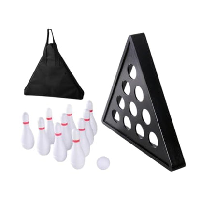 Tabletop Shuffleboard Bowling Pins Set Indoor Outdoor Shuffleboard Game for