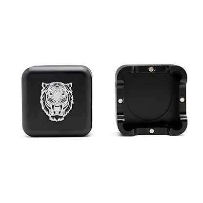 Pool Cue Chalk Holder-Portable Cue Chalk Holder for Billiard Cue Snooker Accessory - color: Black