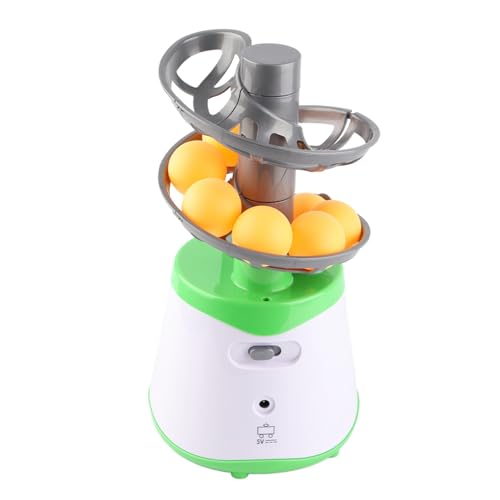 Vbestlife Automatic Machine for Beginners, 10 Balls Table Tennis Trainer Balls Launcher Training Machine Table Tennis Robot for Beginners Training