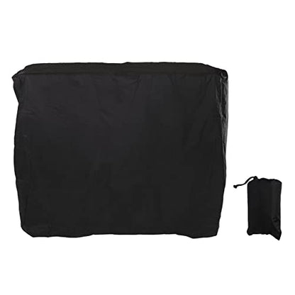 Ping Pong Table Cover, Waterproof Dustproof Outdoor Zippered 210 Silver Coated Polyester 155x75x150cm - Heavy Duty Protection, Tear Resistant, Patio Table Tennis Accessories