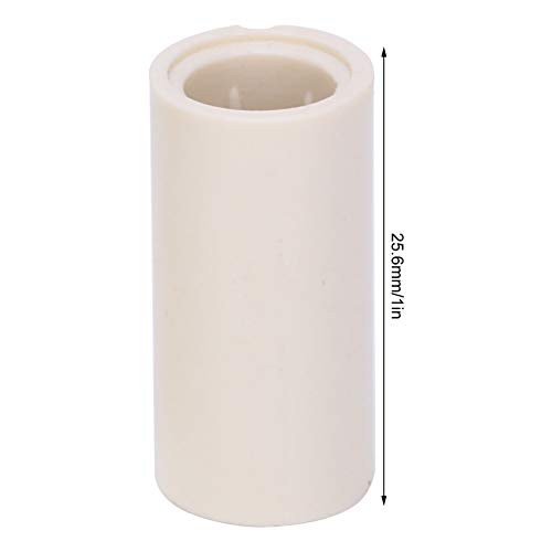 VGEBY 40pcs Billiard Cue Ferrules, White Fiber Pool Cue Stick Ferrules Set Rod Repairing Tool Tubes Billiard Accessories - color: as picture shown