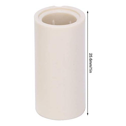 VGEBY 40pcs Billiard Cue Ferrules, White Fiber Pool Cue Stick Ferrules Set Rod Repairing Tool Tubes Billiard Accessories - color: as picture shown