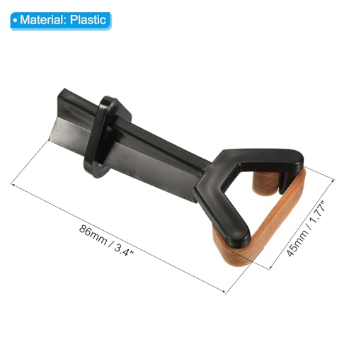 PATIKIL Billiard Pool Cue Repair Clamp, 3Pcs Plastic Snooker Cue Tip Press Fastener Repair Tool Billiard Accessories for Club Tips, Black