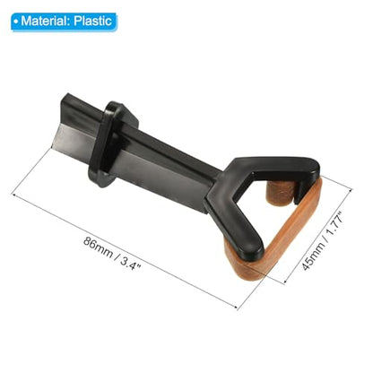 PATIKIL Billiard Pool Cue Repair Clamp, 3Pcs Plastic Snooker Cue Tip Press Fastener Repair Tool Billiard Accessories for Club Tips, Black