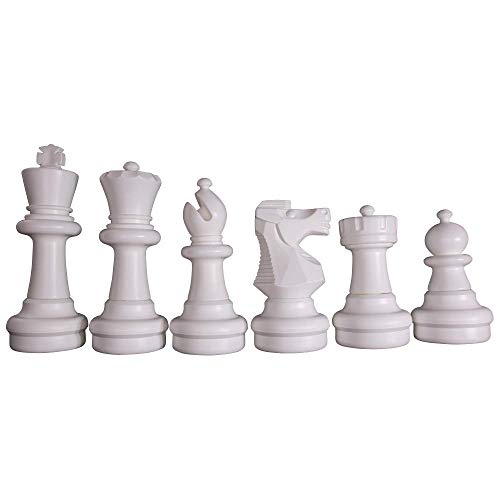 MegaChess 25 Inch Giant Plastic Chess Set - Accessories Available! (w/Plastic Board and Checkers) - size: w/ Plastic Board and Checkers
